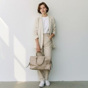 Rebecca Minkoff MAB Ash Grey computer bag,tote .$265